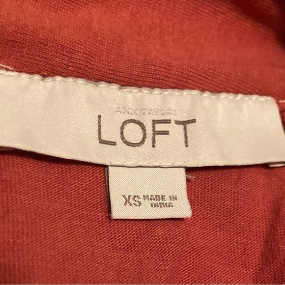 Ann Taylor LOFT Sleeveless Dress with Banded Collar and Waist - Picture 6 of 7